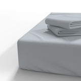 Handmade Cotton Fitted Sheet | Glacier Gray