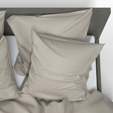 Handgefertigter luxuriöser Premium Satin Baumwoll Bettbezug | Pure Cashmere