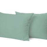 Luxuriöser Premium Satin 100% Baumwollstoff | Blue Surf