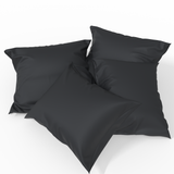 Handmade Luxurious Premium Satin Cotton Duvet Cover | Black Beauty