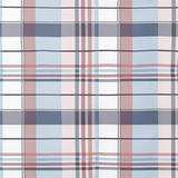 Handgefertigtes Baumwoll-Bettwäsche-Set | Blush Tartan