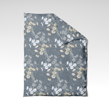 Handmade cotton duvet cover | Twilight Bloom