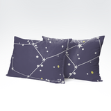 Handmade cotton pillowcase | Star Map