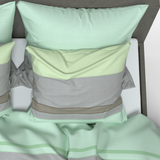 Handgefertigtes luxuriöses Deluxe Satin Baumwoll Bettwäsche Set | Amsterdam