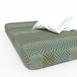 Handgefertigtes luxuriöses Deluxe Satin Baumwoll Spannbettlaken | Tbilisi