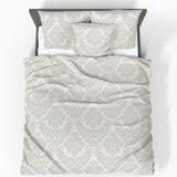 Handgefertigtes luxuriöses Deluxe Satin Baumwoll Bettwäsche Set | Prague