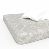 Handgefertigtes luxuriöses Deluxe Satin Baumwoll Spannbettlaken | Prague