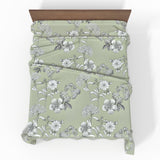 Handgefertigtes luxuriöses Deluxe Satin Baumwoll Bettlaken | Geneva