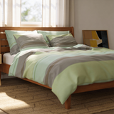 Handgefertigtes luxuriöses Deluxe Satin Baumwoll Bettwäsche Set | Amsterdam