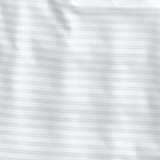 Handmade Luxurious Premium Striped Satin Cotton Fitted Sheet | White