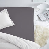 Siuvama PREMIUM satino paklodė su guma | Excalibur - Drobinė