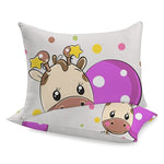 Šujams kokvilnas spilvendrāna | Žirafiukas -