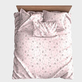 Sewn cotton bedding set | Fleur - Sewn