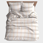 Sewn cotton bedding set | Ivory - Sewn