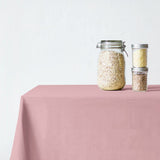 Sewn 100% cotton tablecloth | Gossamer pink -