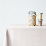 Sewn 100% cotton tablecloth | White - Tablecloths