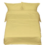 Sewn cotton duvet cover | Popcorn - Sewn